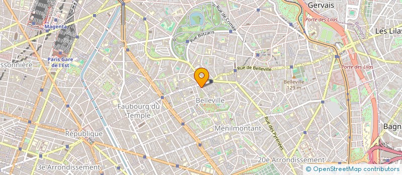 localisation de l'entreprise RHL  PARIS