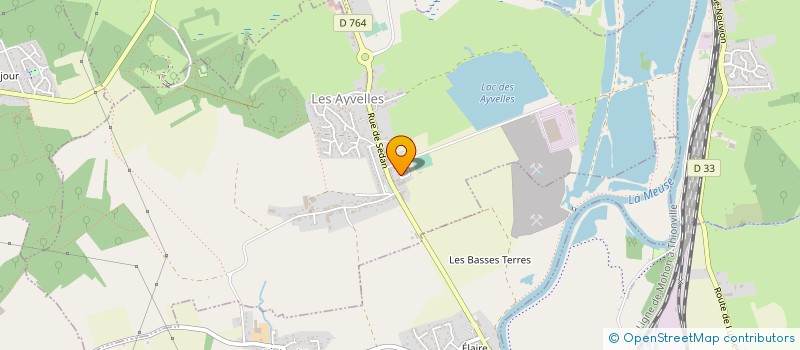 localisation de l'entreprise RHL PROD à LES AYVELLES