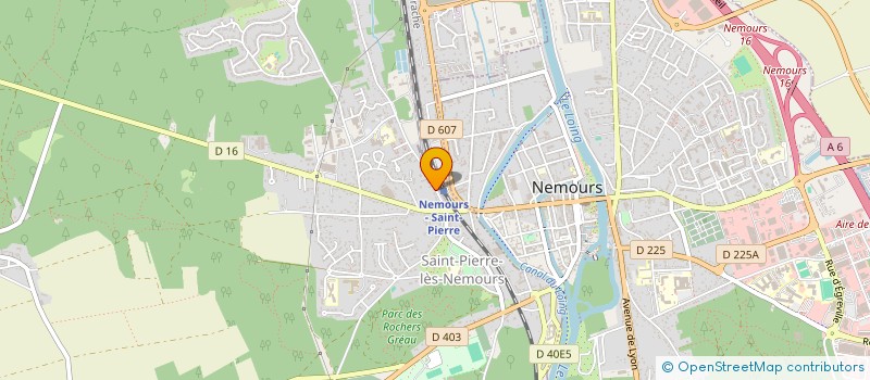 localisation de l'entreprise RHLOG  NEMOURS