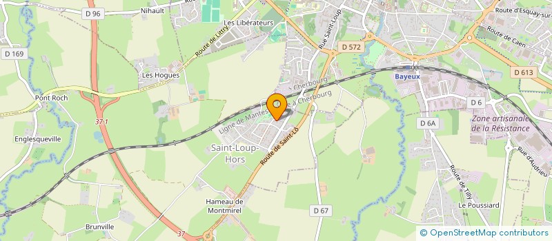 localisation de l'entreprise RHLP  SAINT-LOUP-HORS