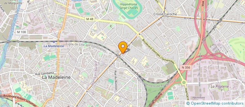 localisation de l'entreprise RHLSP à MARCQ-EN-BARŒUL