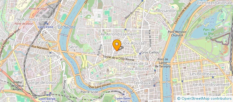 localisation de l'entreprise RHLV  LYON