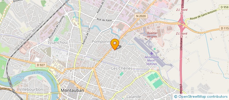 localisation de l'entreprise RHM ISOLATION à MONTAUBAN