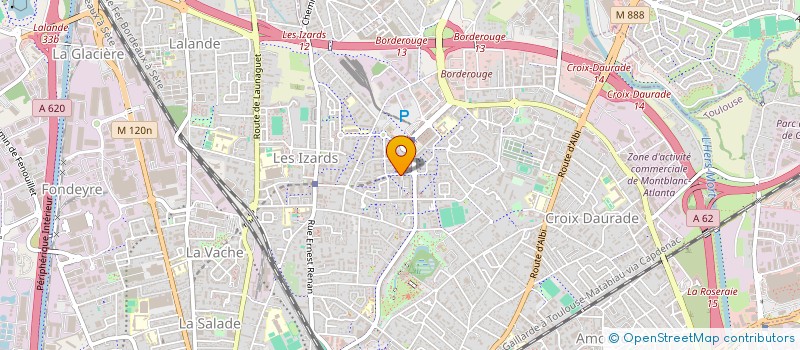 localisation de l'entreprise RHMS AUTO  TOULOUSE