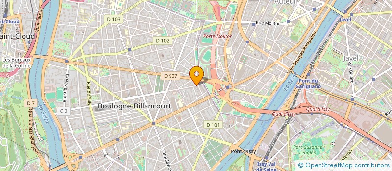 localisation de l'entreprise RHN à BOULOGNE-BILLANCOURT