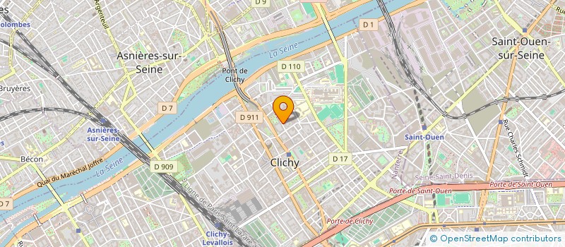 localisation de l'entreprise RHODAMINE à CLICHY
