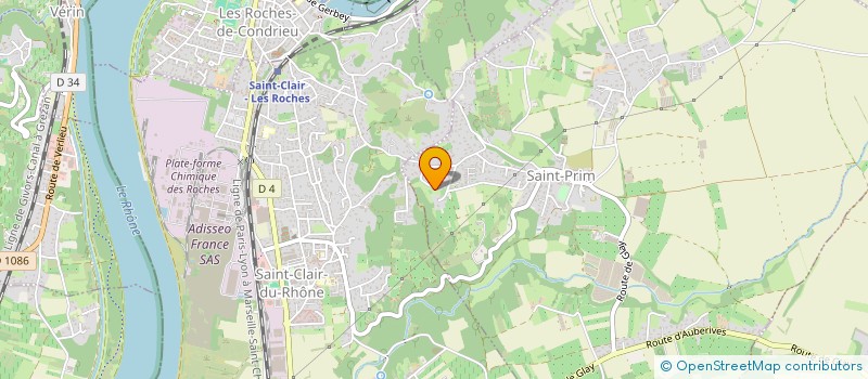 localisation de l'entreprise RHODANIA SPORT AUTO  SAINT-PRIM