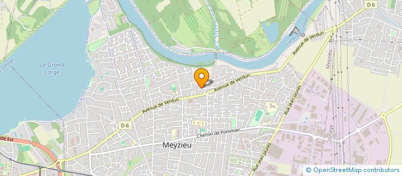 localisation de l'entreprise RHODANIENNE DE DISTRIBUTION à MEYZIEU