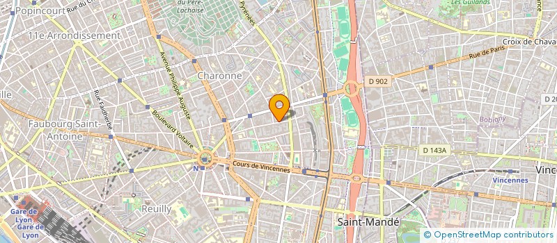 localisation de l'entreprise RHODES INTERNATIONAL  PARIS