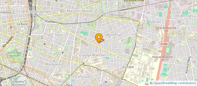 localisation de l'entreprise RHODIAMATIC à LYON