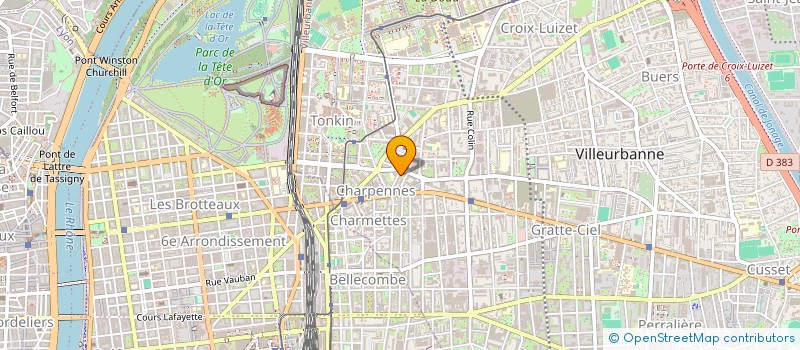 localisation de l'entreprise RHODIUM ALLEGORIE  VILLEURBANNE