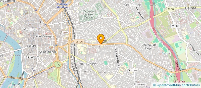 localisation de l'entreprise RHODIUM PARTNERS  TOULOUSE