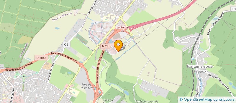 localisation de l'entreprise RHODIUS à SAINT-MARTIN-DU-VIVIER