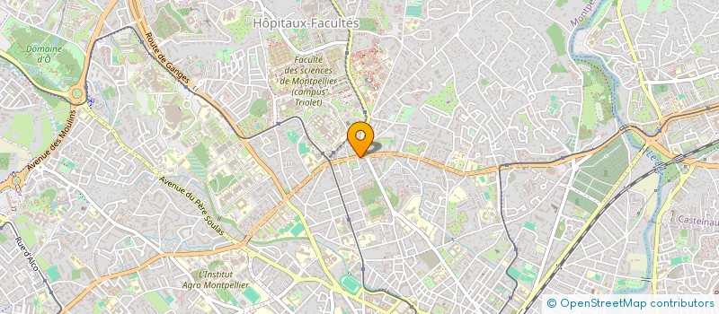 localisation de l'entreprise RHOLAB THIERY INDIVISION  MONTPELLIER