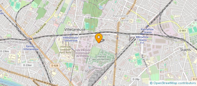 localisation de l'entreprise RHOMRI  VILLETANEUSE