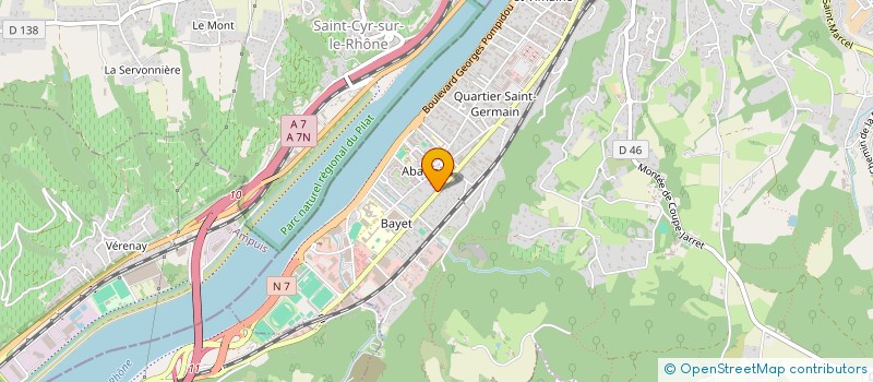 localisation de l'entreprise RHONALP AUTO IMMO  VIENNE