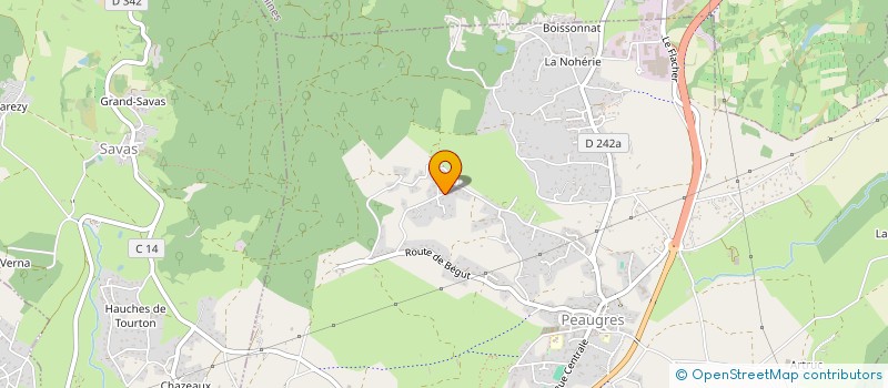 localisation de l'entreprise RHONATEC à PEAUGRES
