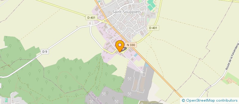 localisation de l'entreprise RHONATEC STEEL SERVICES  SAINT-SOUPPLETS