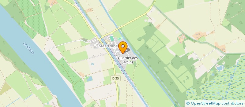 localisation de l'entreprise RHONE 360 à ARLES