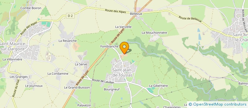 localisation de l'entreprise RHONE AGRI SERVICES  BEAUVALLON