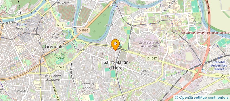 localisation de l'entreprise RHONE ALPES ALIMENTATION à SAINT-MARTIN-D'HERES