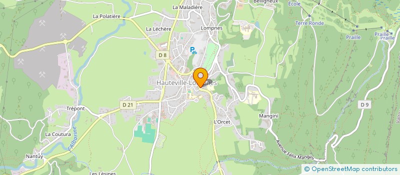 localisation de l'entreprise RHONE ALPES APPLICATIONS à PLATEAU D'HAUTEVILLE