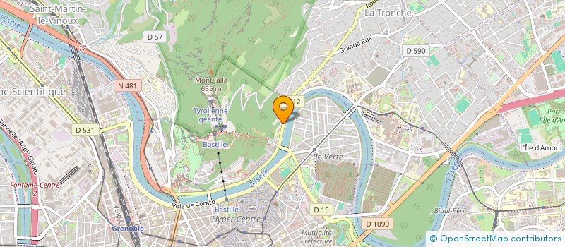 localisation de l'entreprise RHONE-ALPES AUVERGNE R.A.A.SECURITE PRIVEE à GRENOBLE