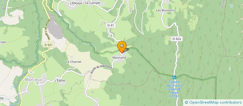 localisation de l'entreprise RHONE ALPES BATTERIES à MARCIEUX
