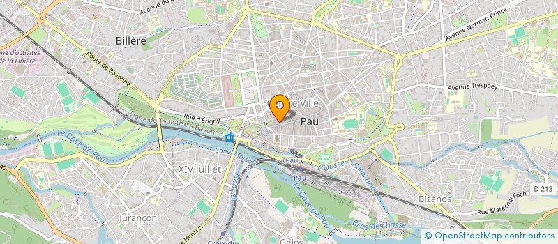 localisation de l'entreprise RHONE-ALPES CALIBRATION SERVICES à PAU