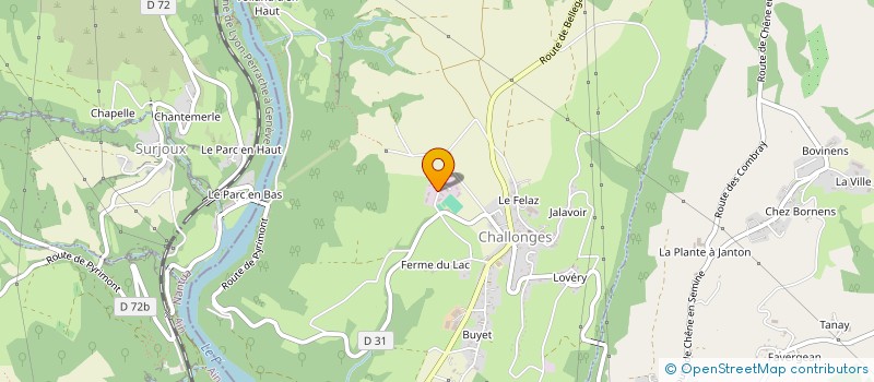 localisation de l'entreprise RHONE ALPES DEMENAGEMENT à SEYSSEL