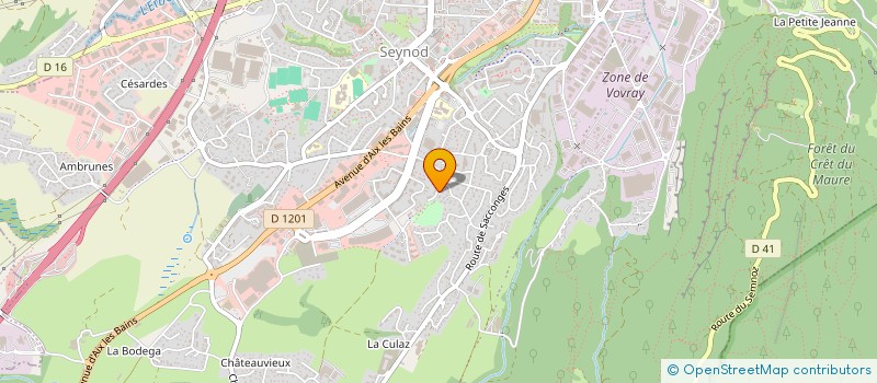 localisation de l'entreprise RHONE-ALPES DIFFUSION SERVICES à ANNECY