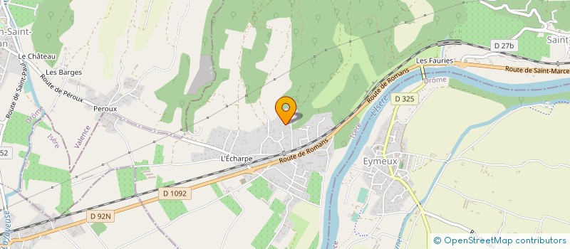 localisation de l'entreprise RHONE ALPES ELEVAGE  SAINT-LATTIER