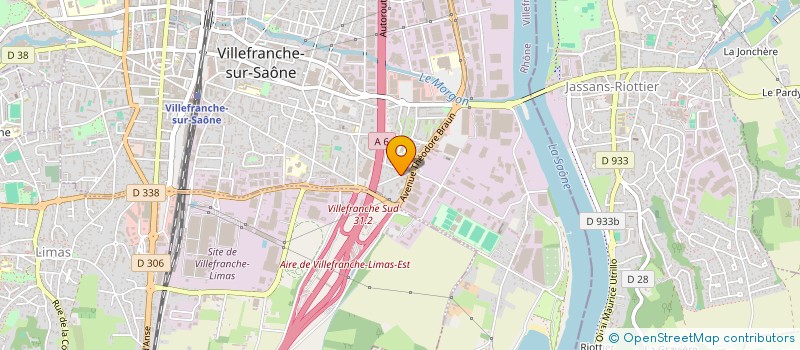 localisation de l'entreprise RHONE ALPES ETANCHEITE à LA COURNEUVE