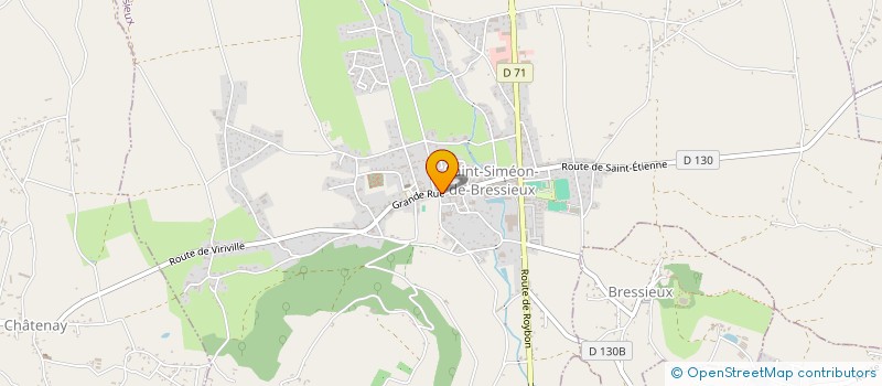 localisation de l'entreprise RHONE ALPES FACADES TRAITEMENT  SAINT-SIMEON-DE-BRESSIEUX