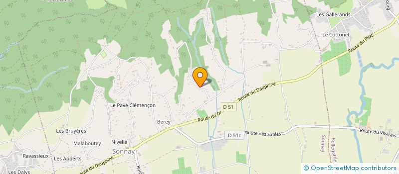 localisation de l'entreprise RHONE ALPES MAINTENANCE TOUT ENGIN  SONNAY