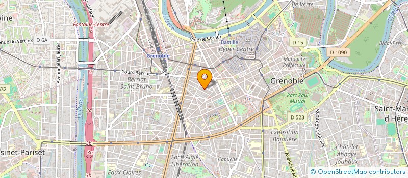 localisation de l'entreprise RHONE ALPES MEDICAL EQUIPEMENT  GRENOBLE