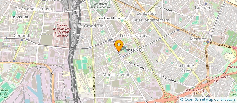 localisation de l'entreprise RHONE-ALPES MINI GOLF  LYON