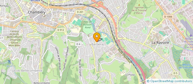 localisation de l'entreprise RHONE ALPES NATUROPATHIE à BARBERAZ