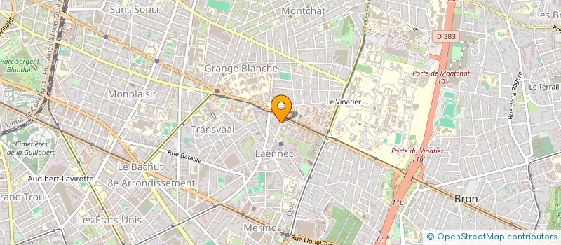 localisation de l'entreprise RHONE ALPES POLO CLUB à LYON