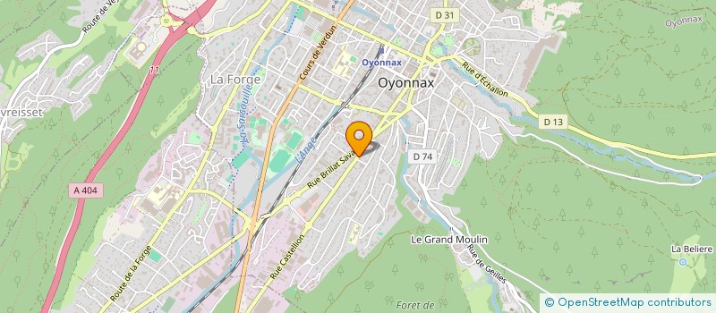 localisation de l'entreprise RHONE ALPES RENOVATION C.A. à OYONNAX
