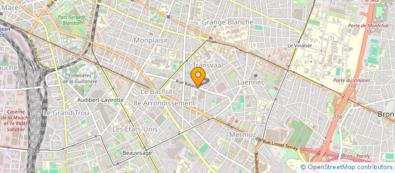 localisation de l'entreprise RHONE-ALPES SERVICES  LYON