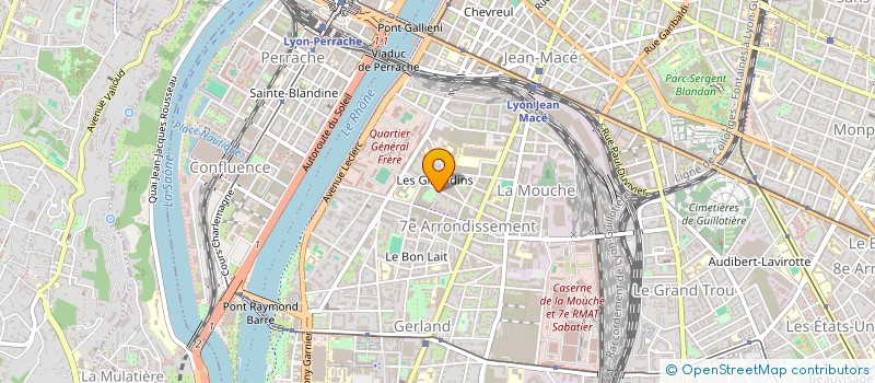 localisation de l'entreprise RHONE ALPES USAGE UNIQUE à LYON