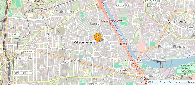 localisation de l'entreprise RHONE-ALPES VENTES R A V à VILLEURBANNE