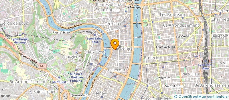 localisation de l'entreprise RHONE BIJOUX SARL à LYON