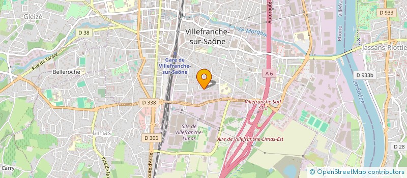 localisation de l'entreprise RHONE COLIS EXPRESS  VILLEFRANCHE-SUR-SAONE