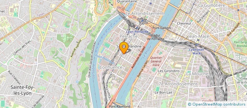 localisation de l'entreprise RHONE DEPANNAGE SERVICE à LYON
