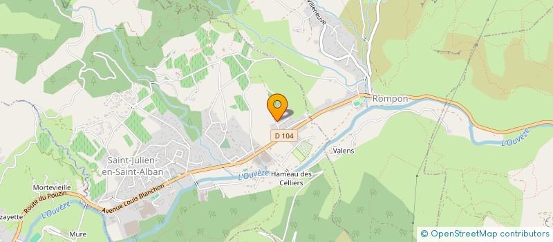 localisation de l'entreprise RHONE EMOTION  SAINT-JULIEN-EN-SAINT-ALBAN