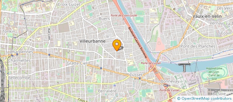 localisation de l'entreprise RHONE ENERGIES  VILLEURBANNE