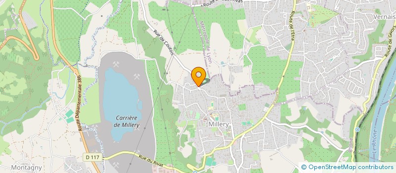 localisation de l'entreprise RHONE FACILITY à MILLERY