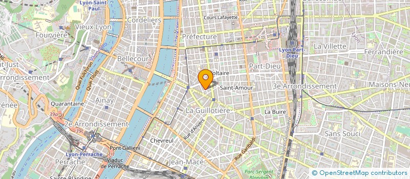 localisation de l'entreprise RHONE FONCIER  LYON